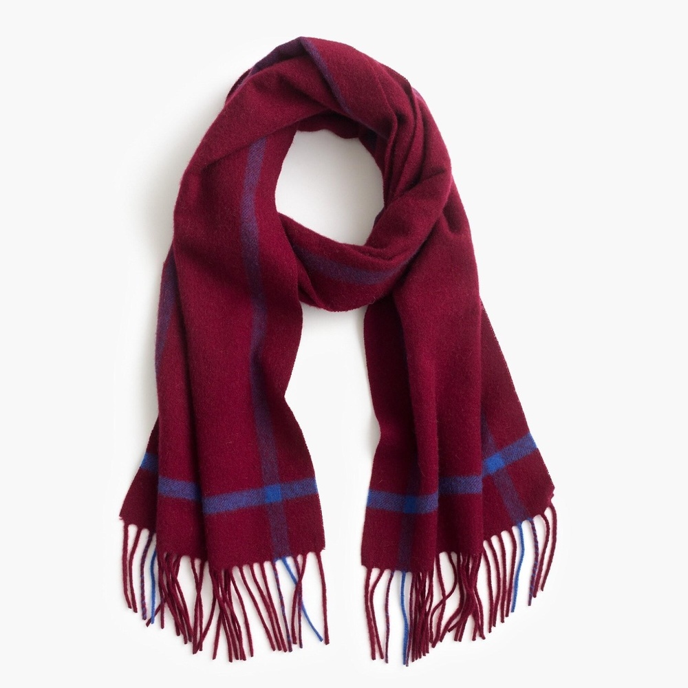 J. Crew Collection Contrast Cashmere Scarf